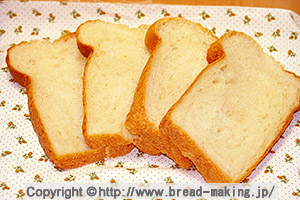 「黒糖食パン」の出来上がりイメージ写真